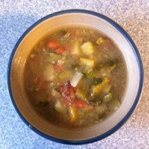 Green Tea Summer Squash Soup Recipe using Simpson & Vail's Japanese Fuji green tea