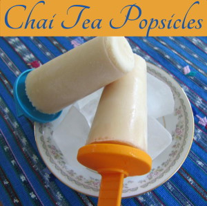 Chai Popsicles