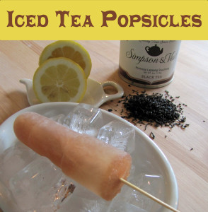 Delicious Iced Tea Popsicles!