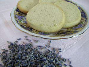 Lavender Shortbread Cookies