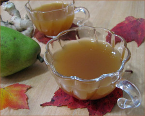 Ginger Pear Tea Toddy