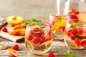 Tea Sangria Recipe White Tea Raspberry Peach Sangria