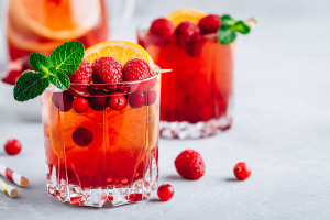 Tea Sangria Recipe Raspberry Cranberry Sangria