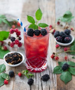 Blackberry Haze Tea Mocktail