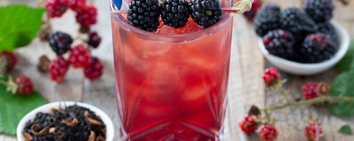 Blackberry Haze Tea Mocktail