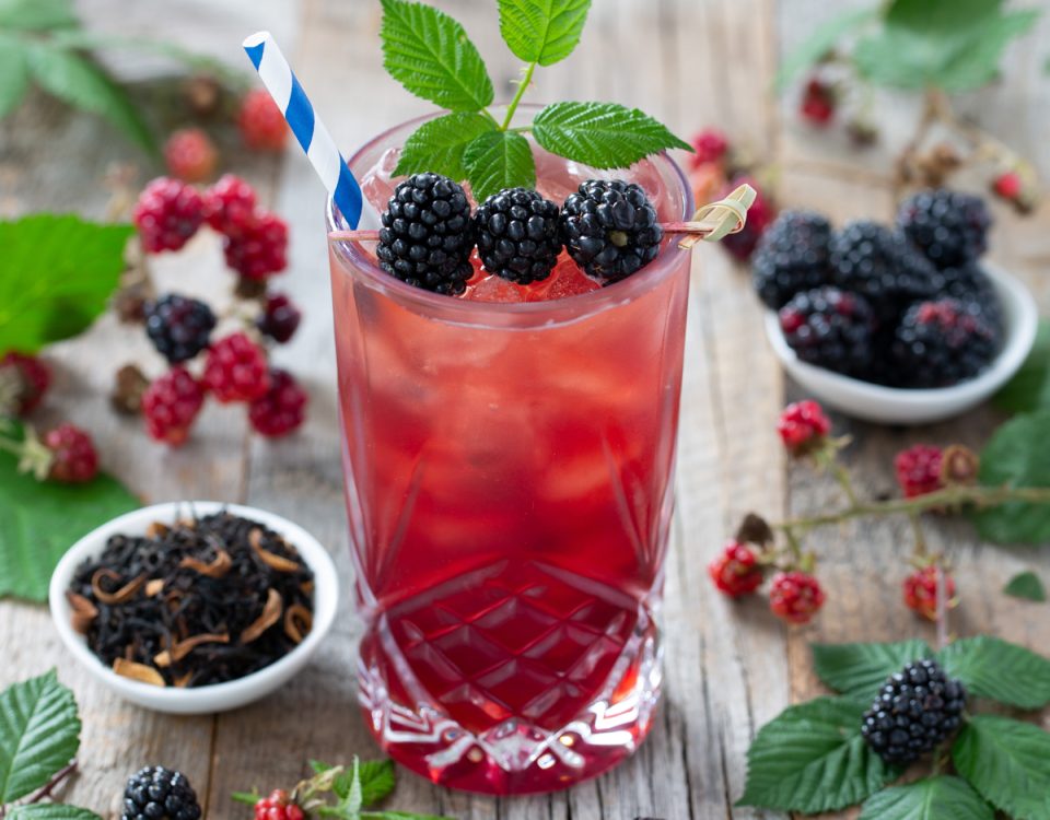 Blackberry Haze Tea Mocktail